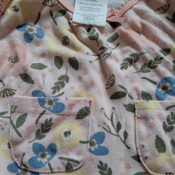 Laura Ashley 2 Piece Outfit 3-6M Peach Ruffles - Picture 6 of 10